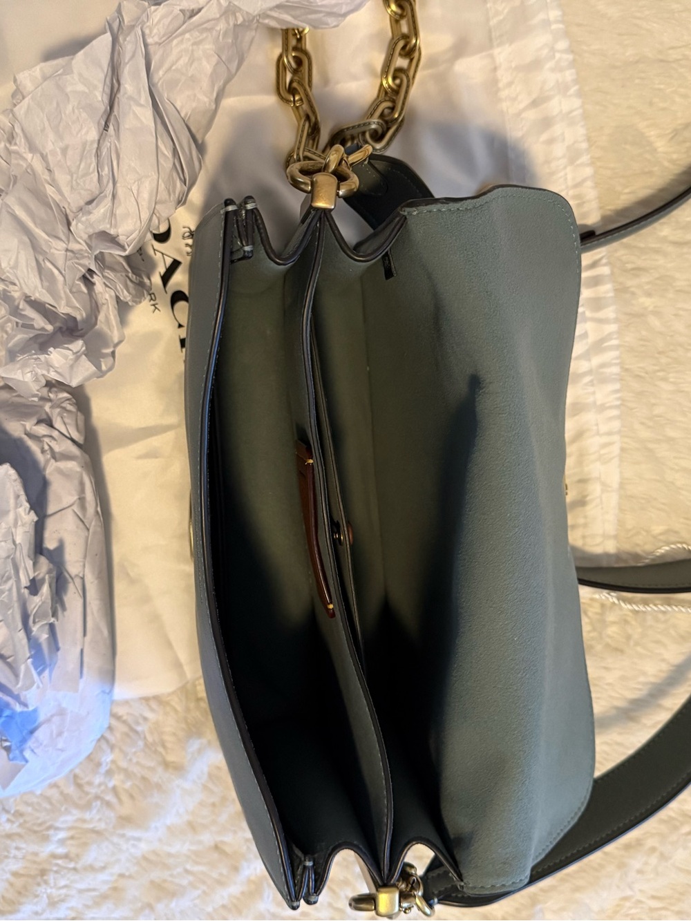 Coach Chain Tabby Shoulder Bag - Picture 8 of 16